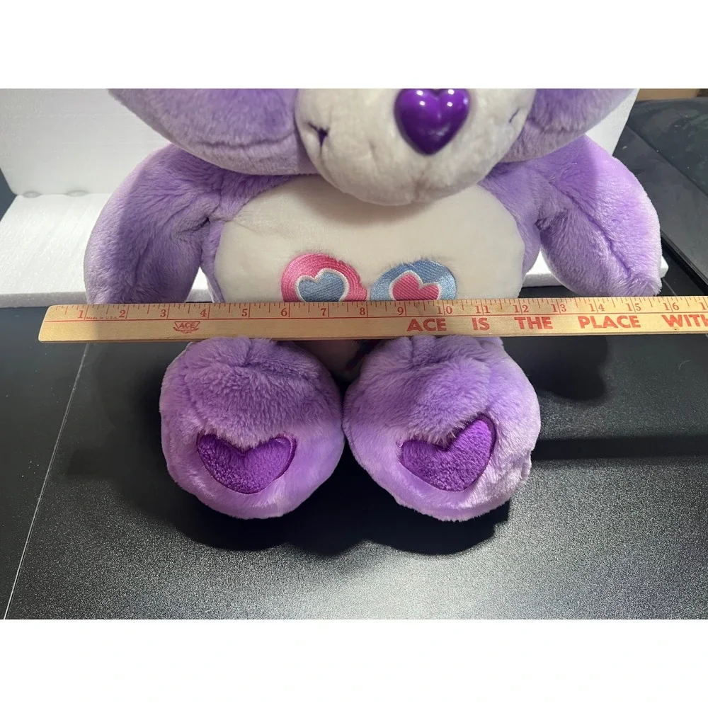 Care Bears Share Bear 26 Inch Purple Plush 2002 Play Along Lollipops Vintage